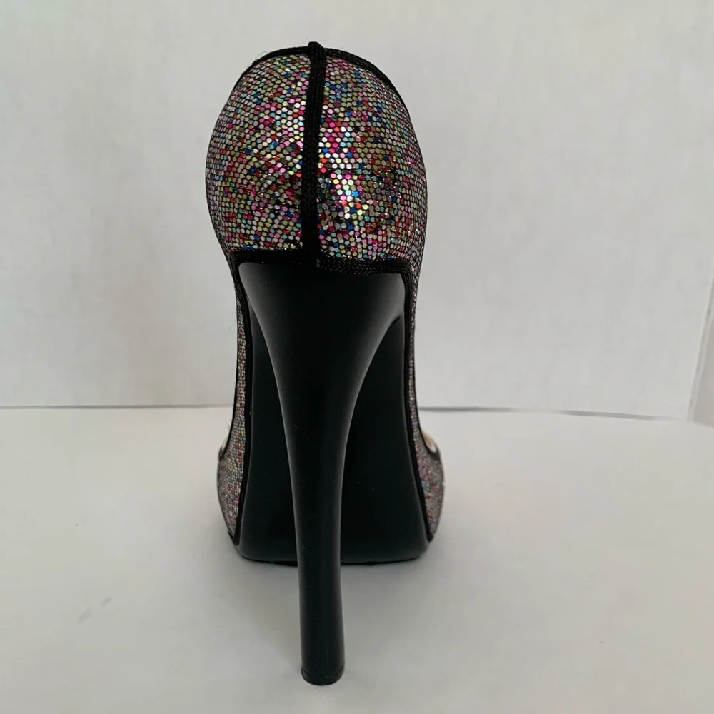 Wild Eye Designs Wine Bottle Holder High Heel Stiletto Shoe Sparkle Bling
